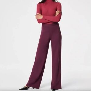 SPANX The Perfect Wide Leg Pant in Chianti